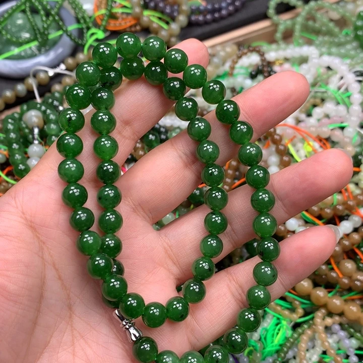 和田玉未镶嵌手链25