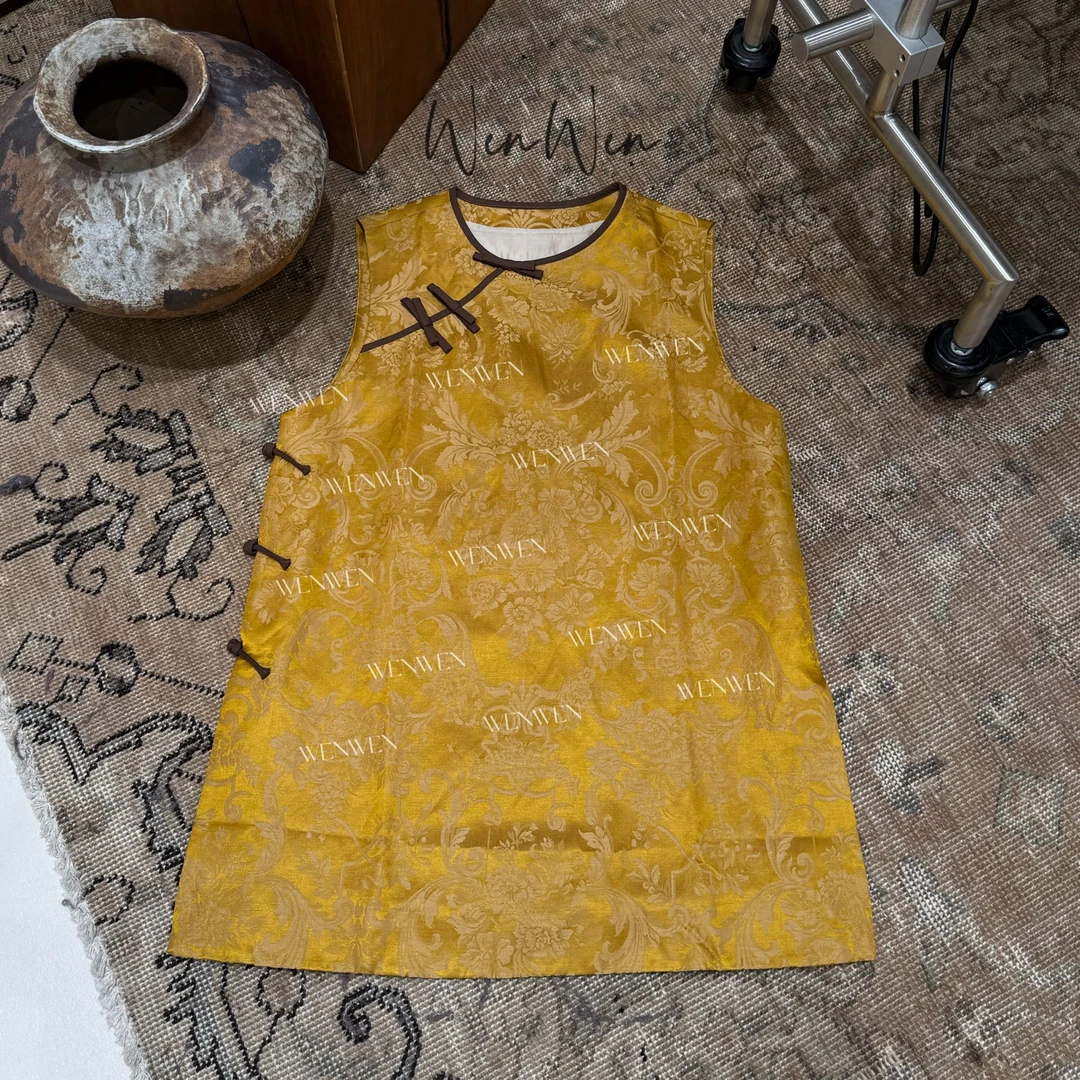 WENWEN-深圳原创【25夏季提花无袖连衣裙】LYQ0158