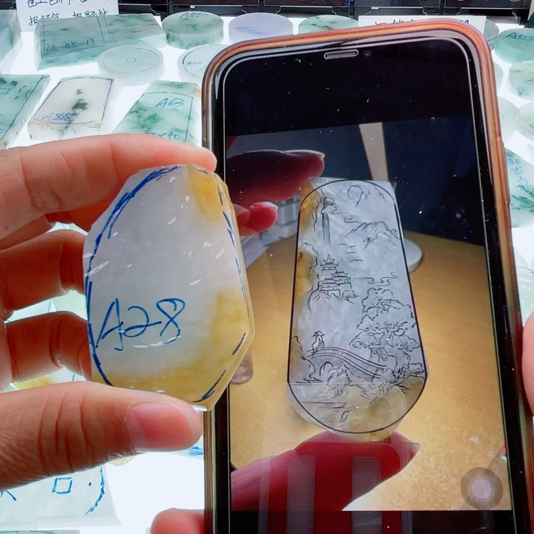 定制翡翠未镶嵌天然缅甸翡翠A货