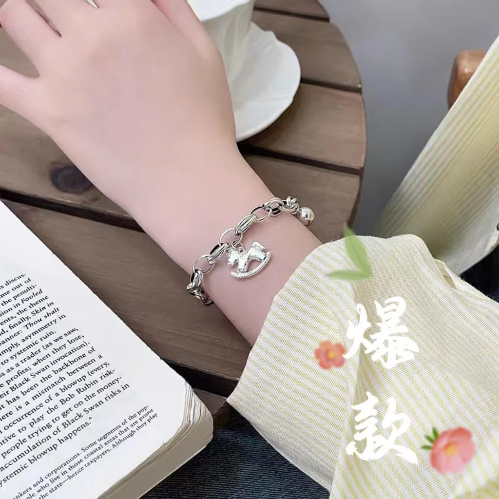 珐琅手链 珐琅手链 74号-木马铃铛999.9 手链时尚