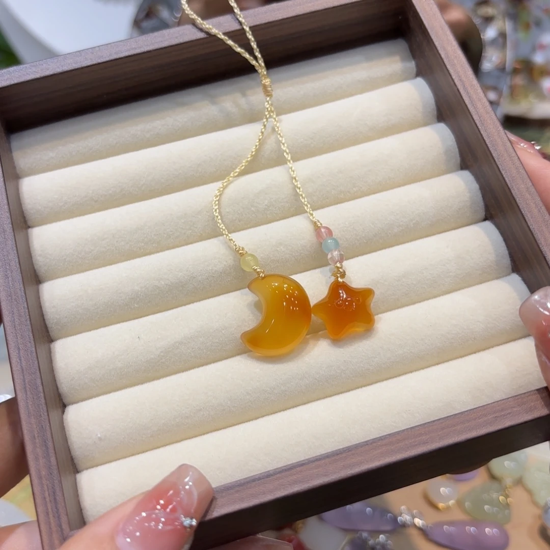 玛瑙/玉髓未镶嵌颈饰