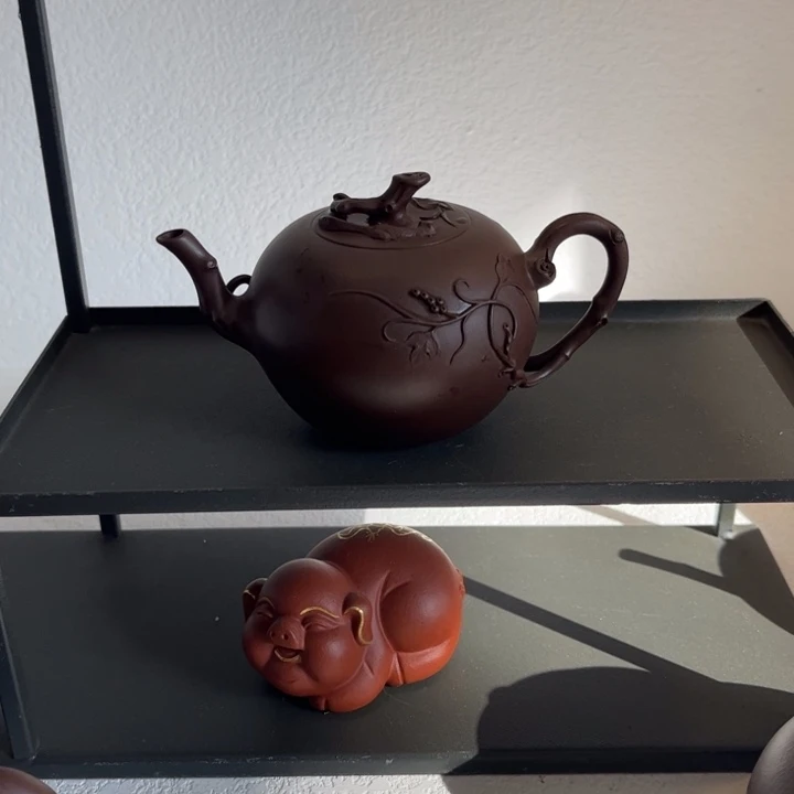 紫砂茶壶忘紫砂 原矿泥料