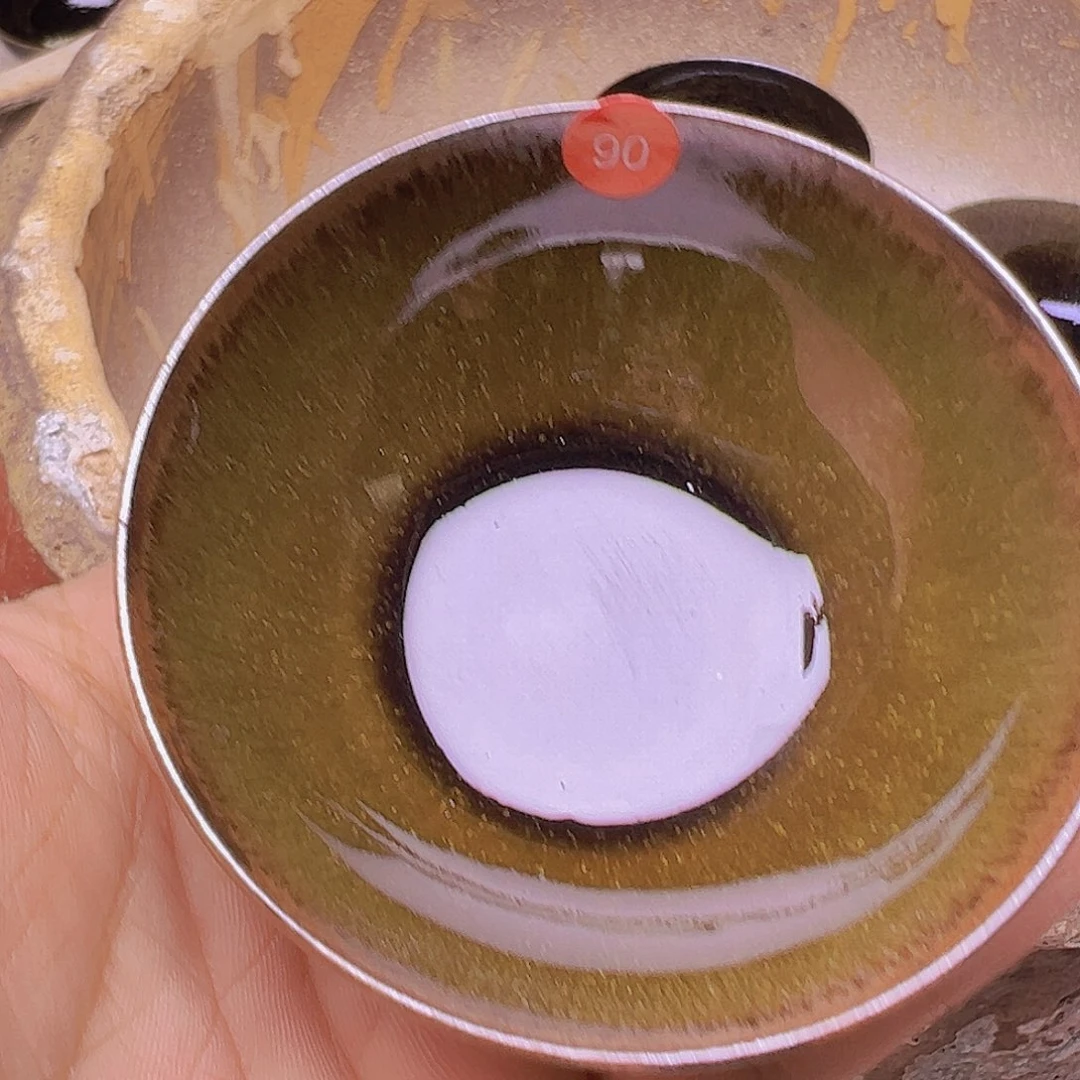 茶盏90 建窑建盏青钰龙窑