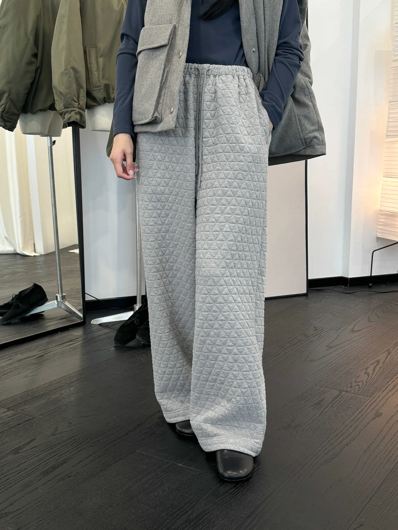 《新品上新》秋冬必备保暖加厚直筒菱格棉服休闲裤 02297