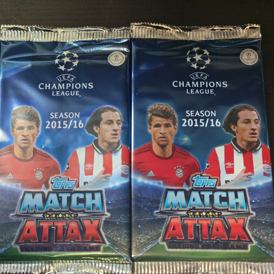 Topps 元年 15-16欧冠游戏版 寻梅西 C罗 穆勒 阿扎尔等一众好人