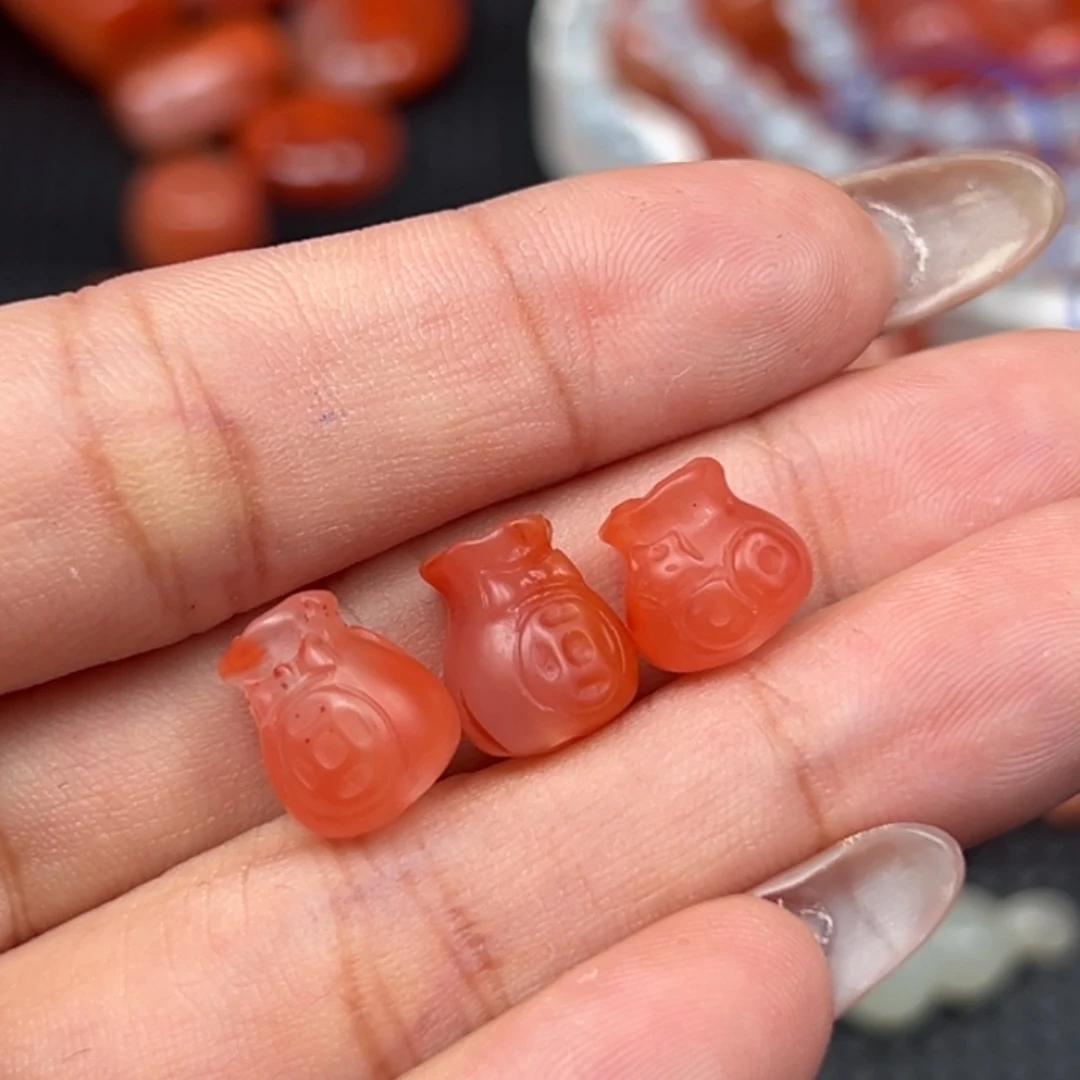 南红玛瑙未镶嵌吊坠(不含链)