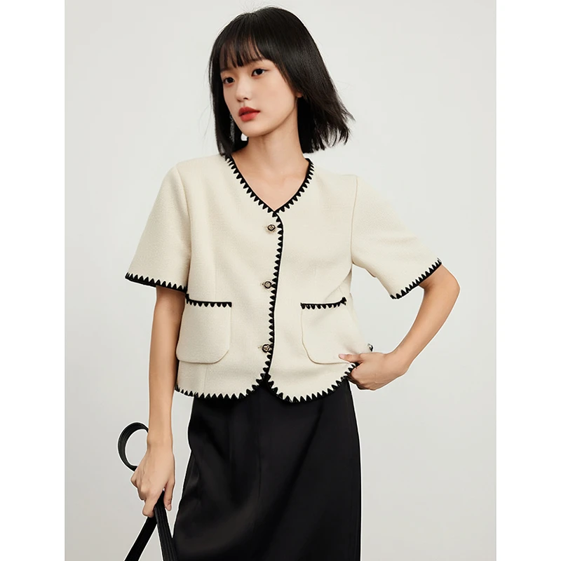 【断码清仓】2025外搭外套女25010850