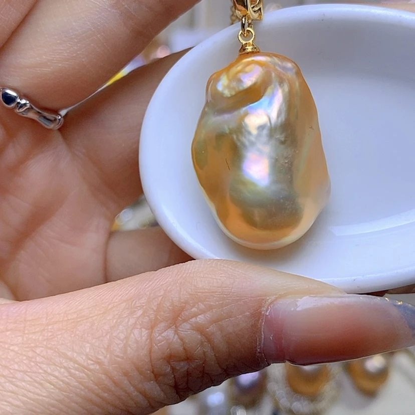 【闪购商品】淡水珍珠吊坠合金
