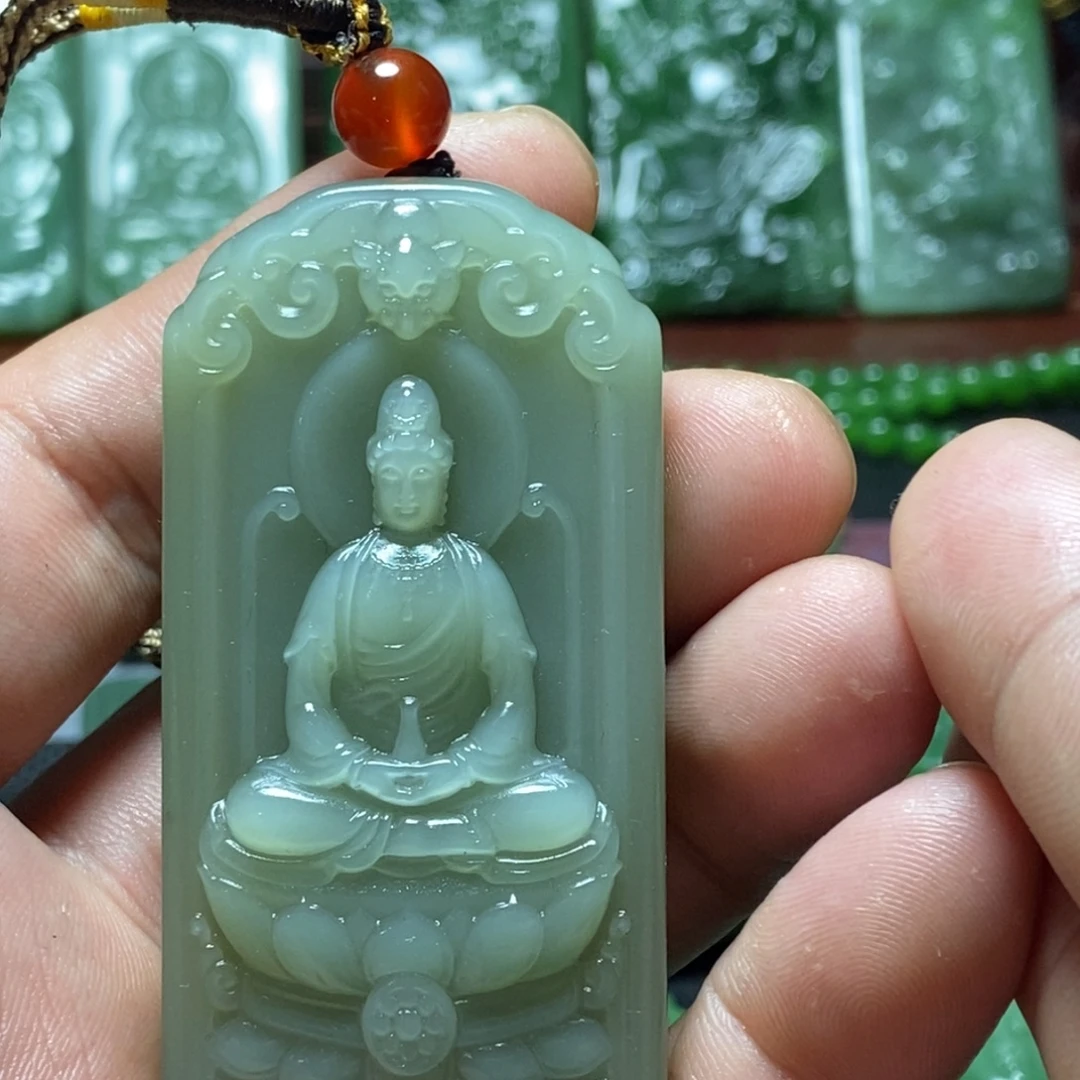 和田玉（碧玉）未镶嵌挂件