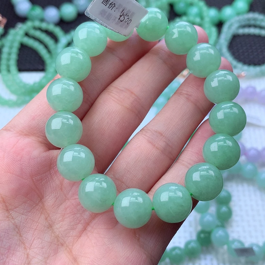 翡翠未镶嵌毛衣链