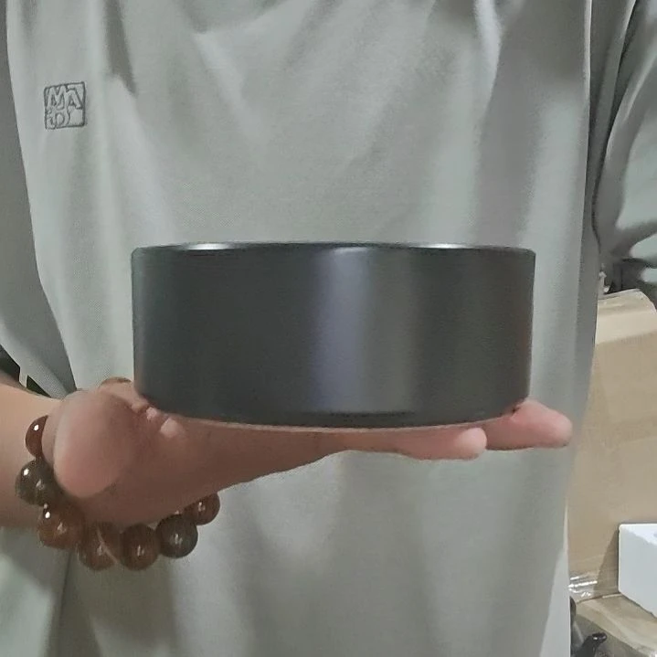 ?***好泗水砭石文化馆老虎石大口杯