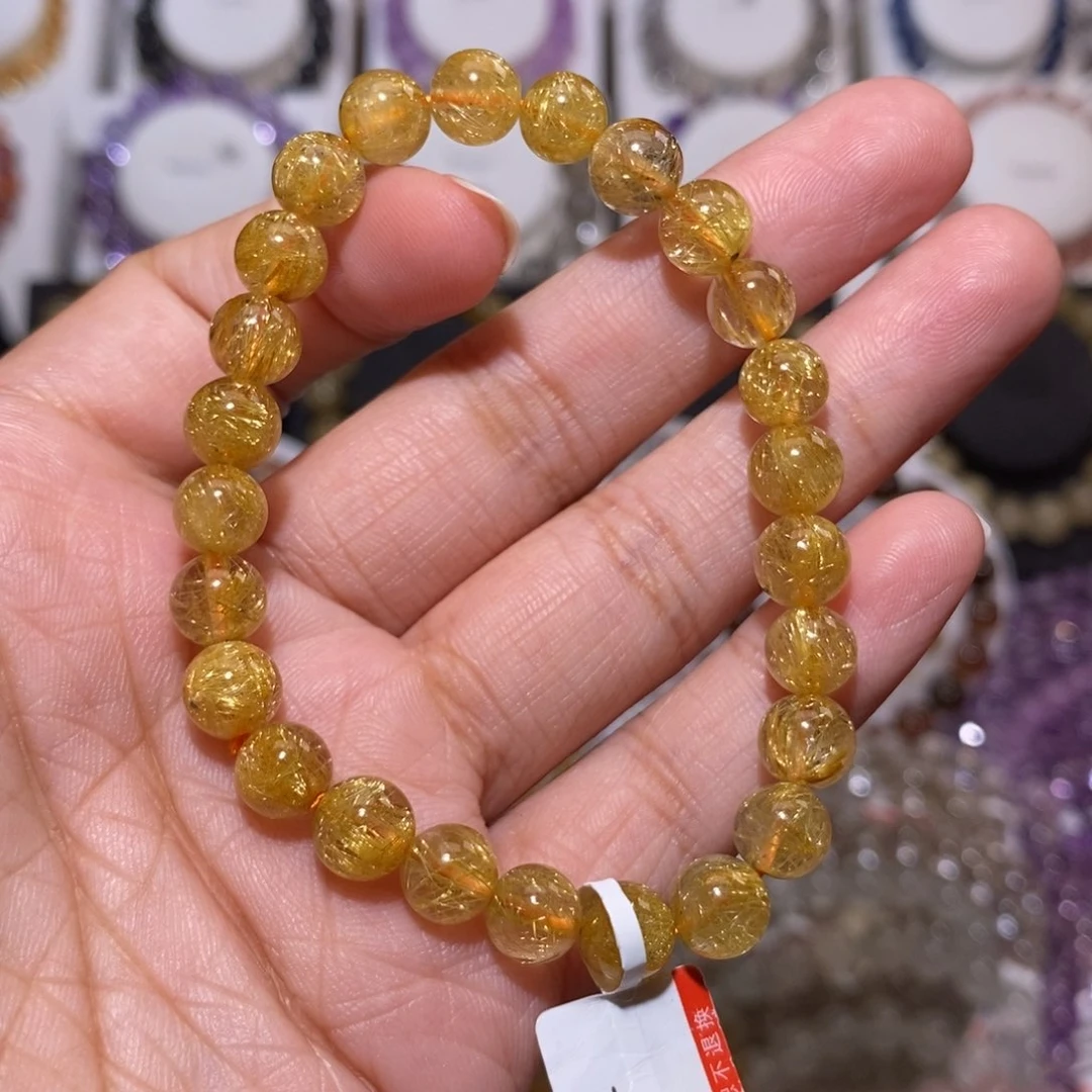 【闪购商品】水晶手链未镶嵌烟花钛晶7.6m