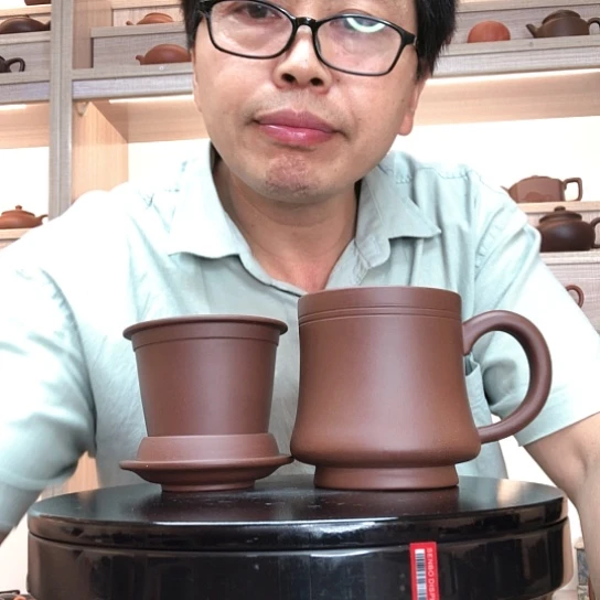 紫泥茶杯微瑕容量450