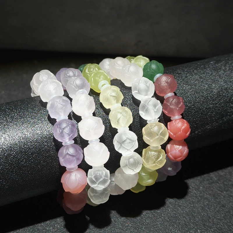 【黑胖珠宝】H0593 水晶多宝手链 多样性发其一