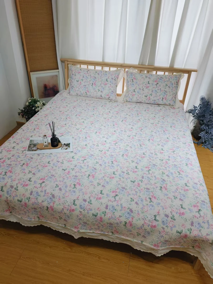 轻奢高端全棉床盖三件套230*230微瑕～Q32