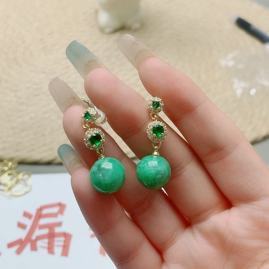 翡翠未镶嵌颈饰一物一图 实物为准