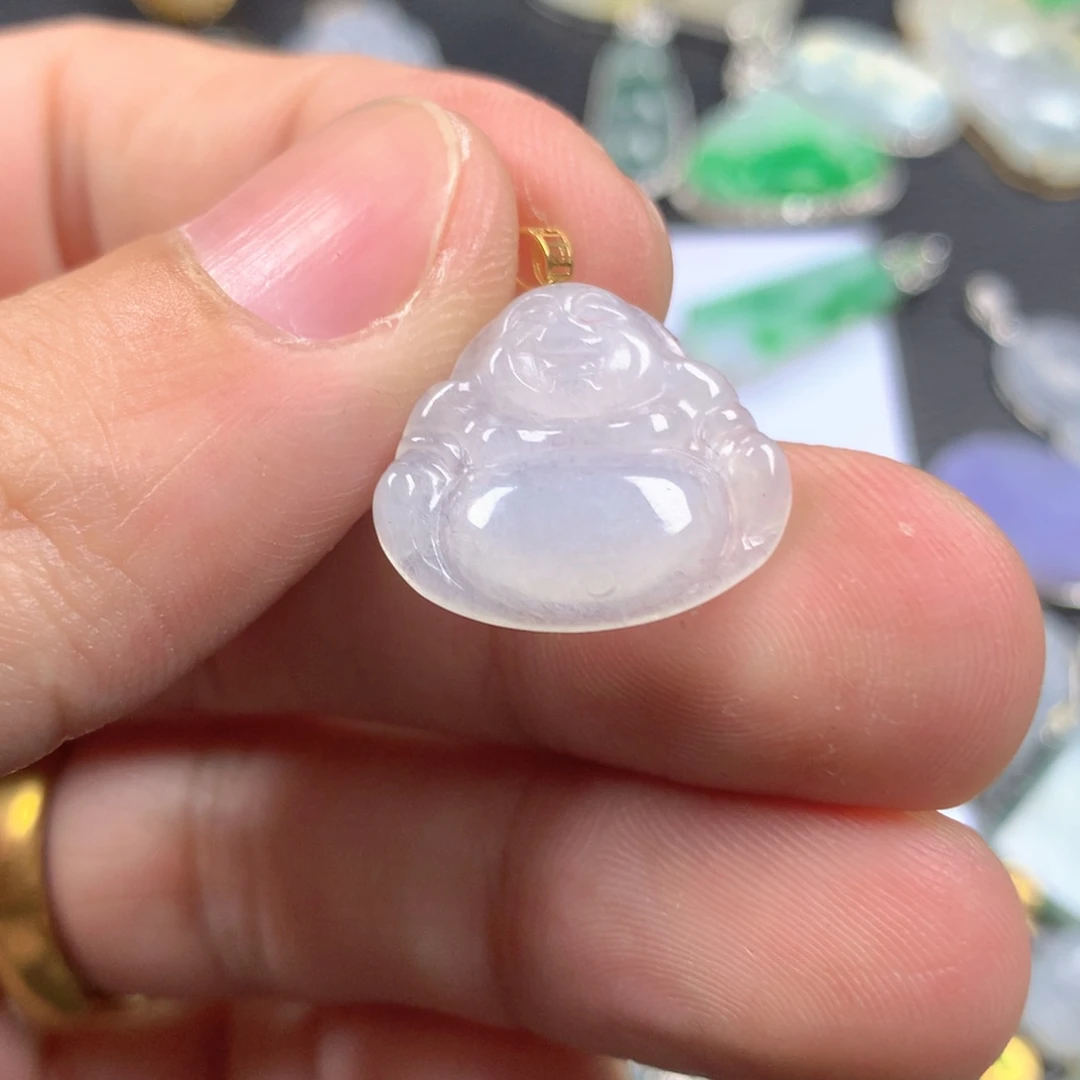 【闪购商品】翡翠颈饰18K金镶嵌翡翠