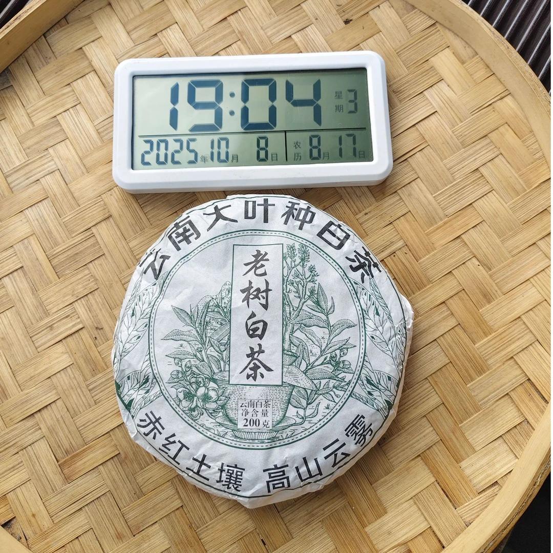 【1799号】2025年 那焦老树白茶 春 紧压茶 白茶200克 10月8日