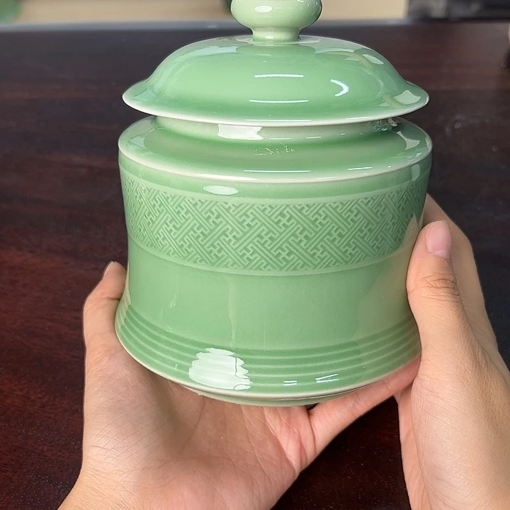 龙泉云间青瓷小米茶器