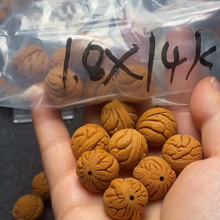 桃核吊坠秦岭山野生桃核