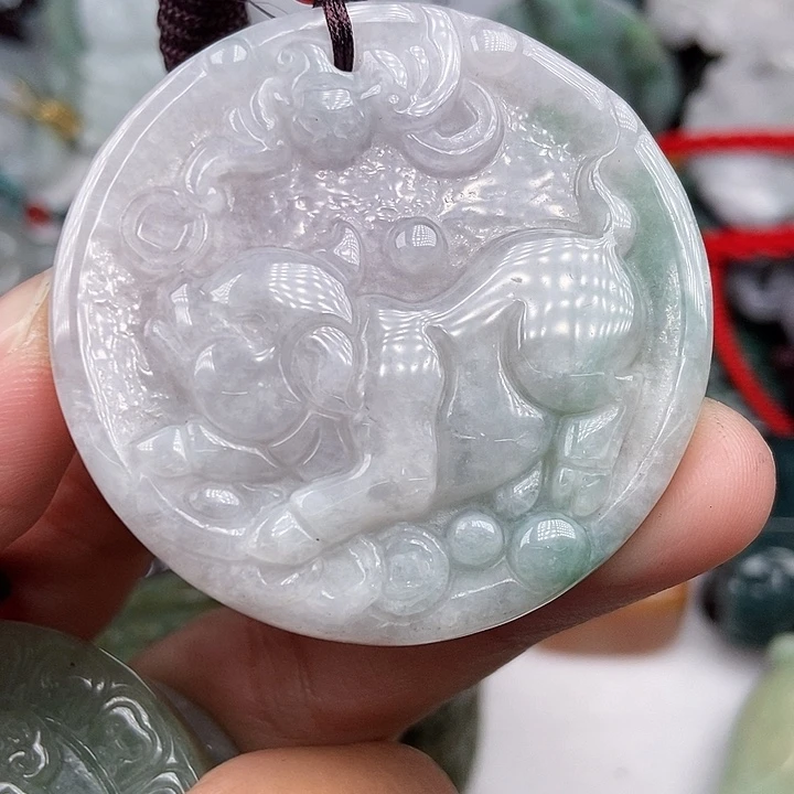 未镶嵌挂件翡翠翡翠