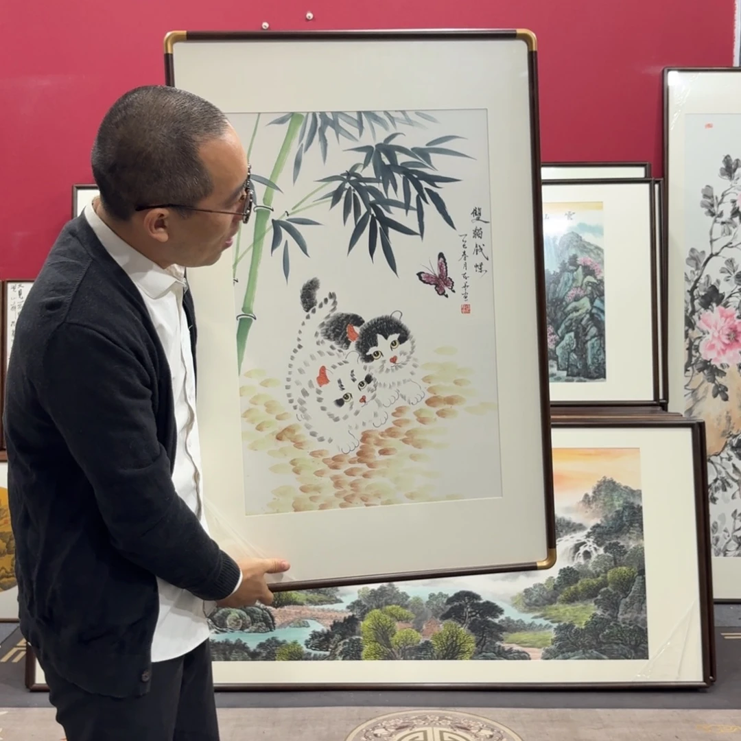 国画手绘作品90/60尺寸