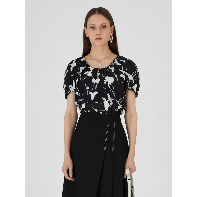 【小北专属】莱芙艾迪儿梭织上衣1E2S25124