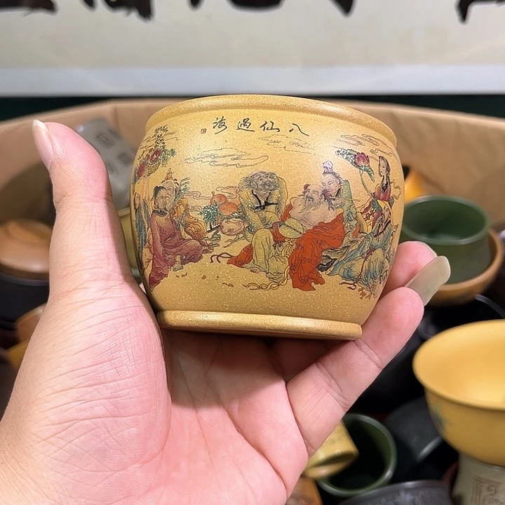 茶杯紫砂全手工紫砂主人杯