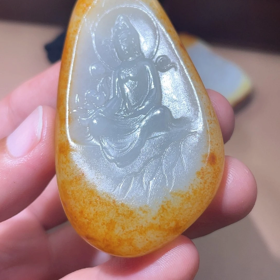 和田玉颈饰未镶嵌A7