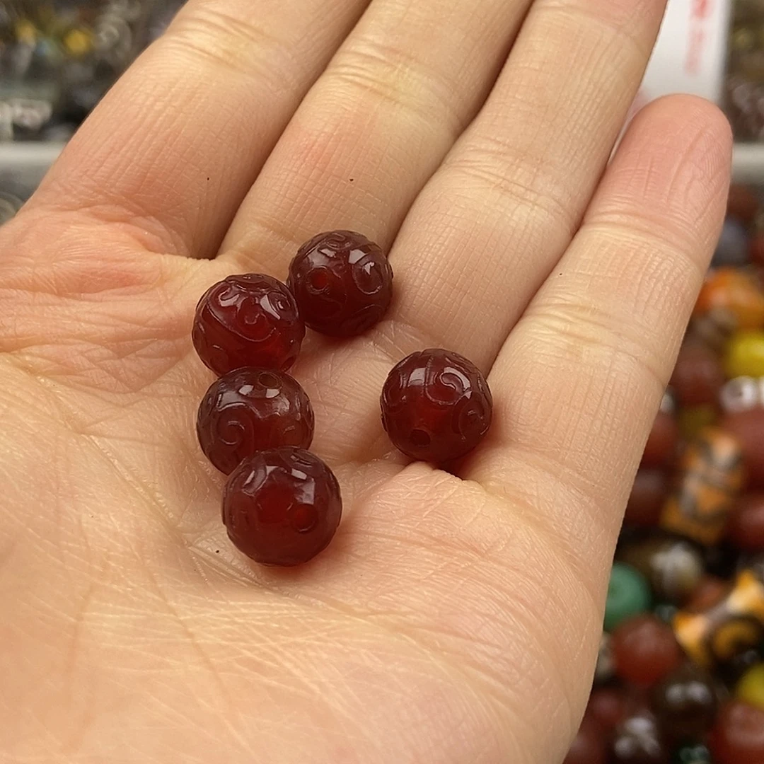 玛瑙/玉髓未镶嵌玛瑙配珠玛瑙散珠