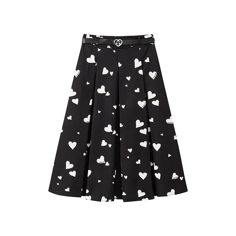 【达人专属】百搭高级感爱心裙子N1074