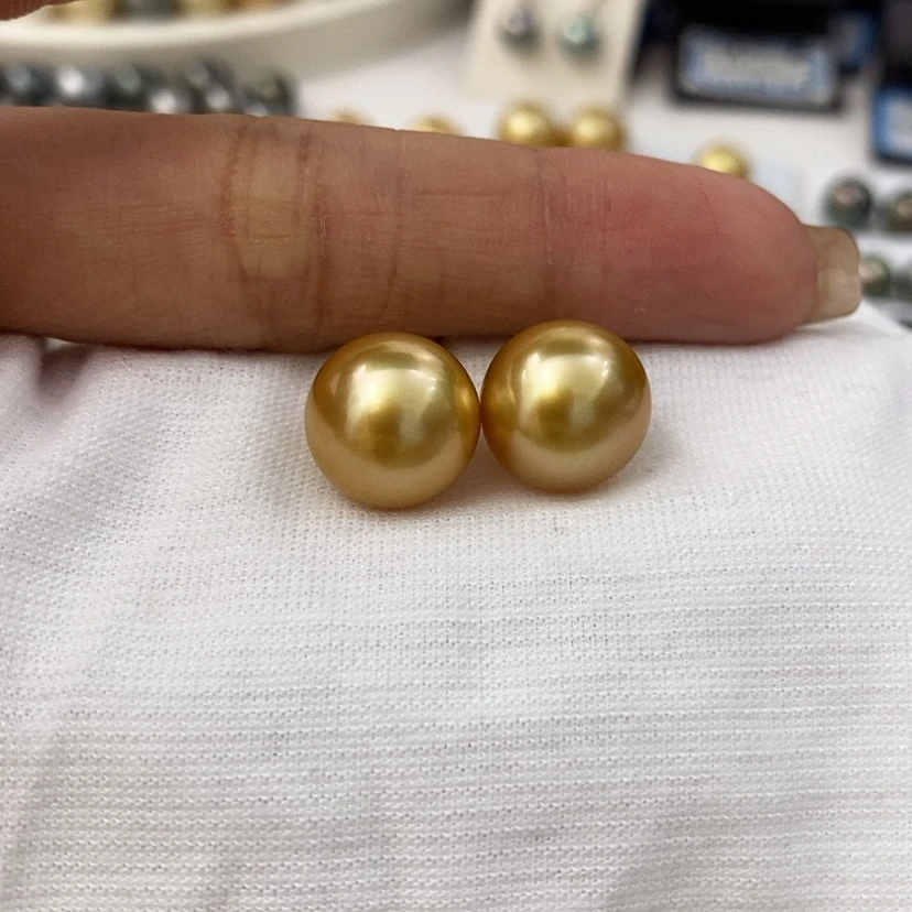 【闪购商品】海水珍珠耳饰18K金镶嵌?****?