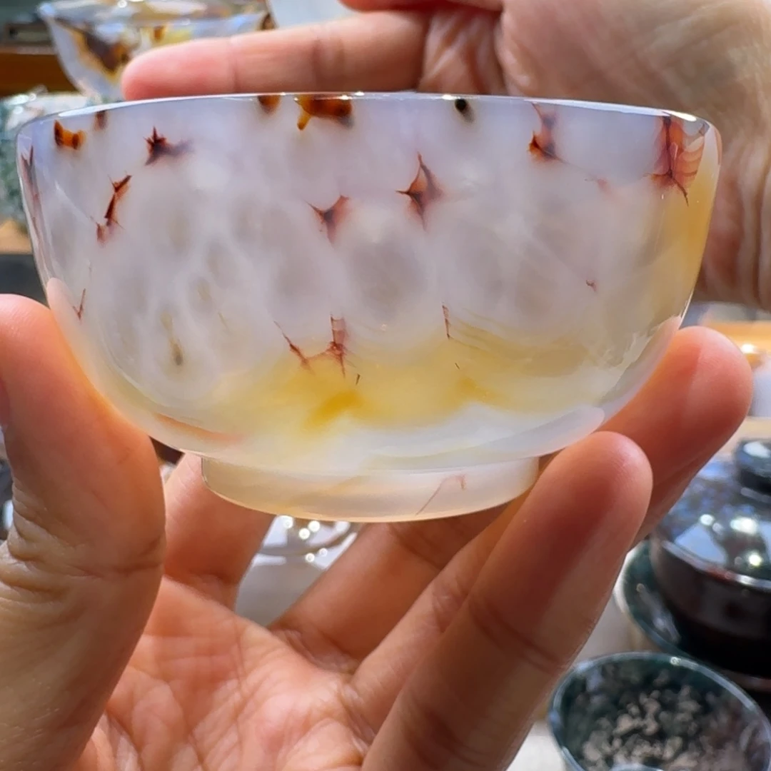 玛瑙/玉髓未镶嵌玛瑙茶杯70毫升