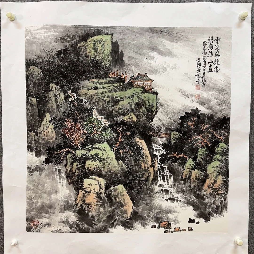 国画阿铁老师手绘作品