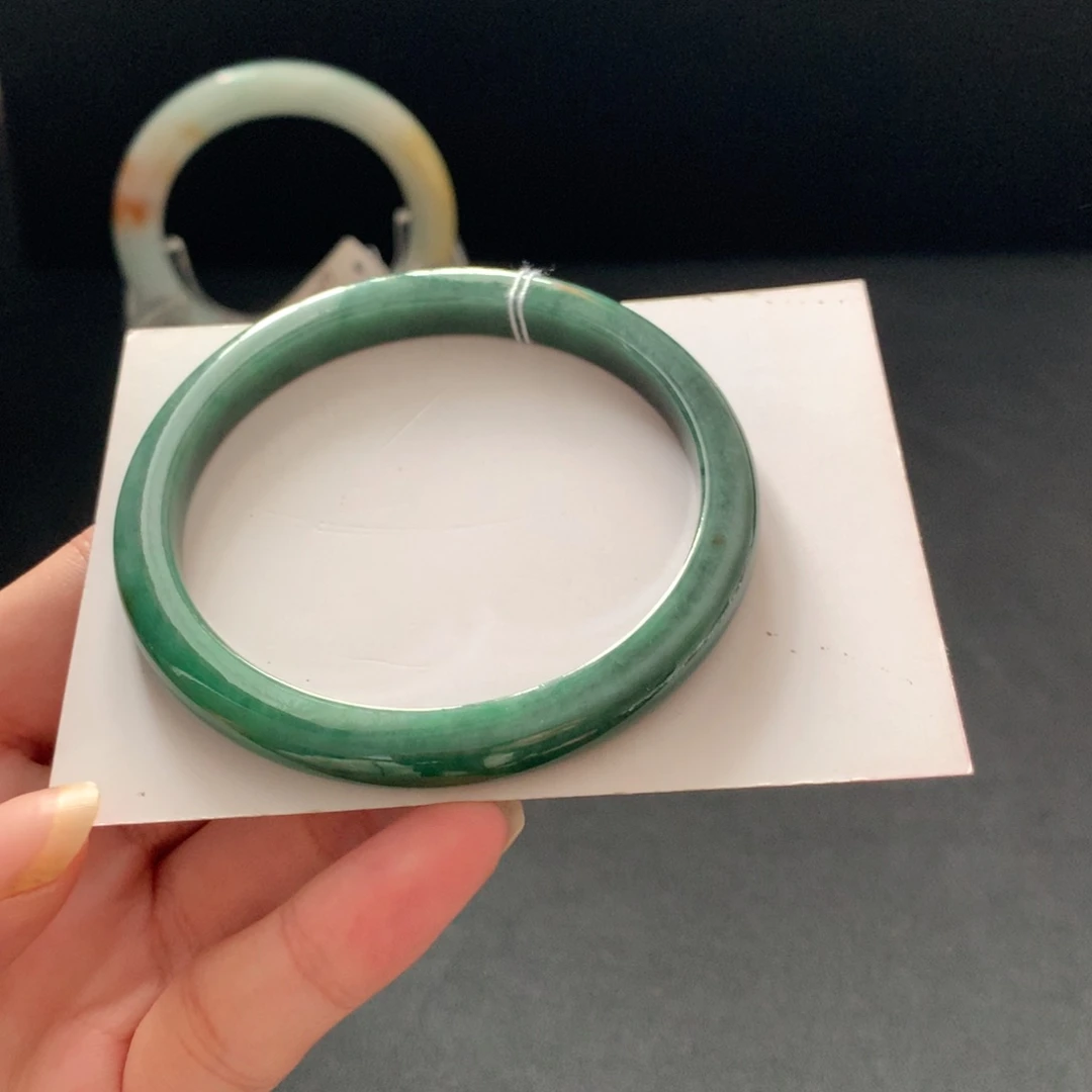 翡翠未镶嵌手镯1号58.8-7-7.1
