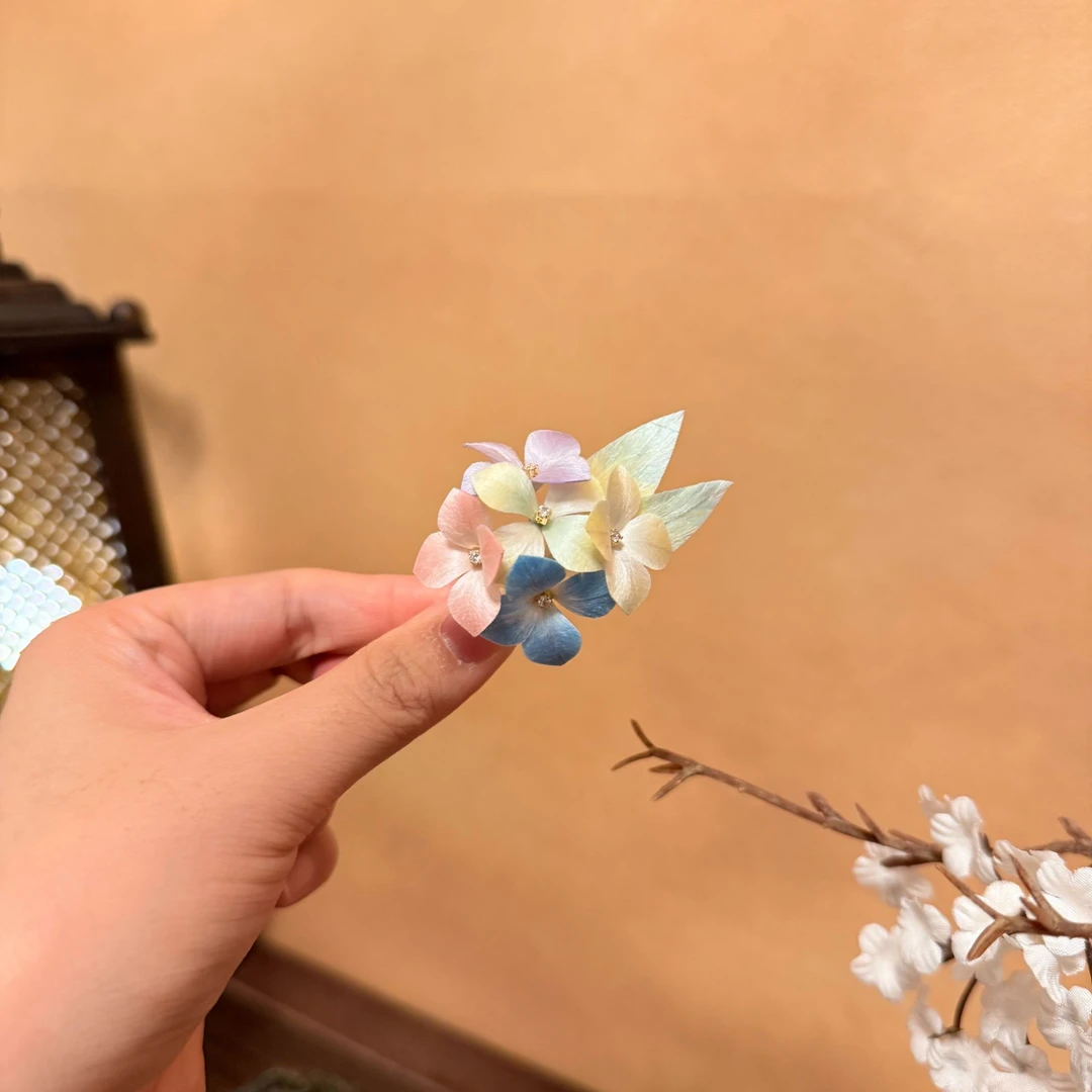 【无尽夏·花】绒花发簪（主体备注，默认软簪）