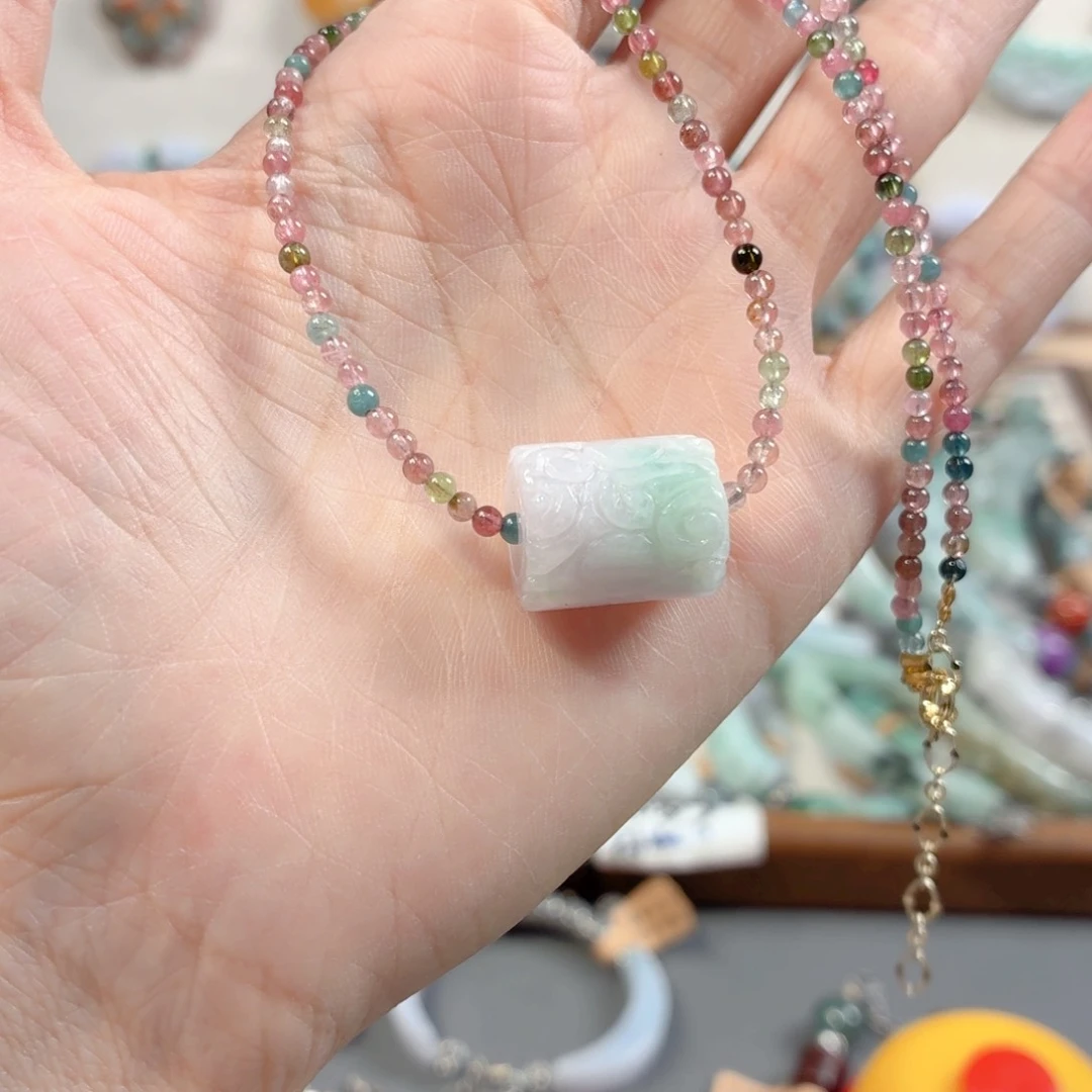 未镶嵌手链翡翠手串