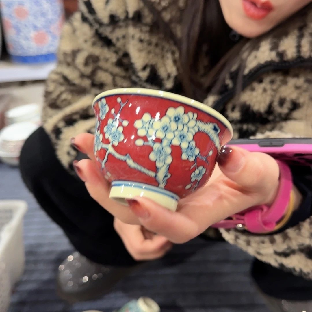 摆件瓷/////景德镇陶瓷瓷器。杯。