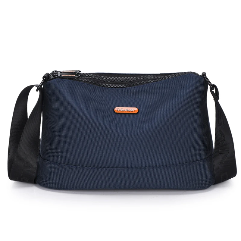 新款便携简约单肩包男款男生爆款休闲多层斜挎包男士包轻便痞帅