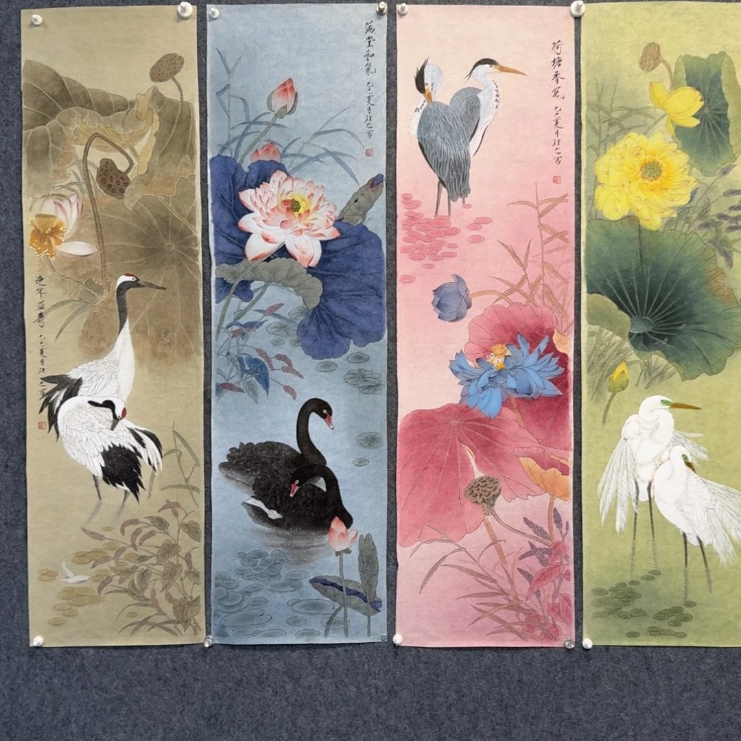 小***潘国画国画作品山水花鸟