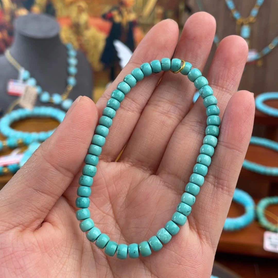 绿松石手链未镶嵌莎*