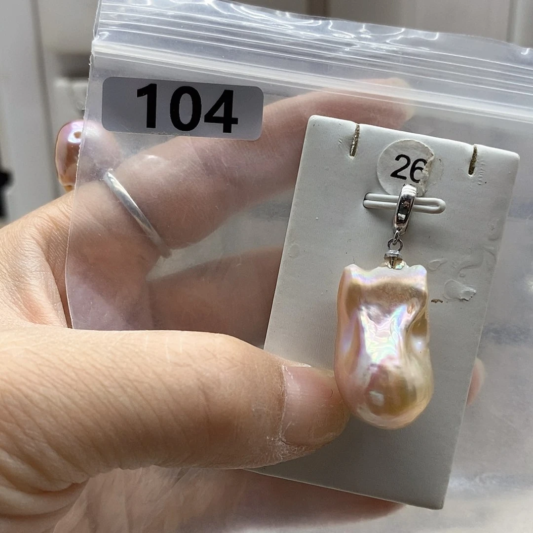 颈饰合金淡水珍珠