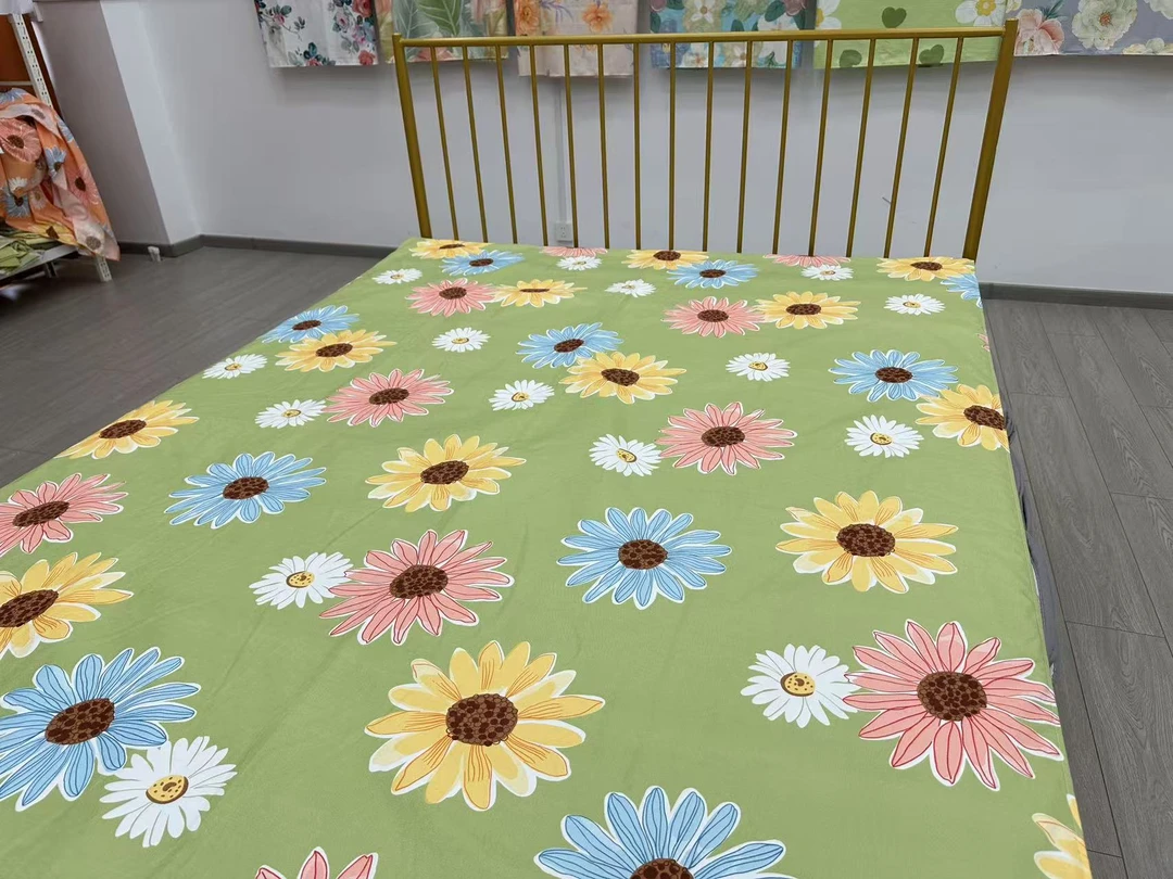 150cm*230cm纷纷花香 绿色床单