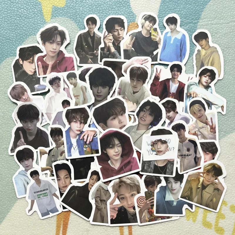 梓渝周边小贴纸70张人像照片装饰贴画咕卡素材异形贴纸生日礼物