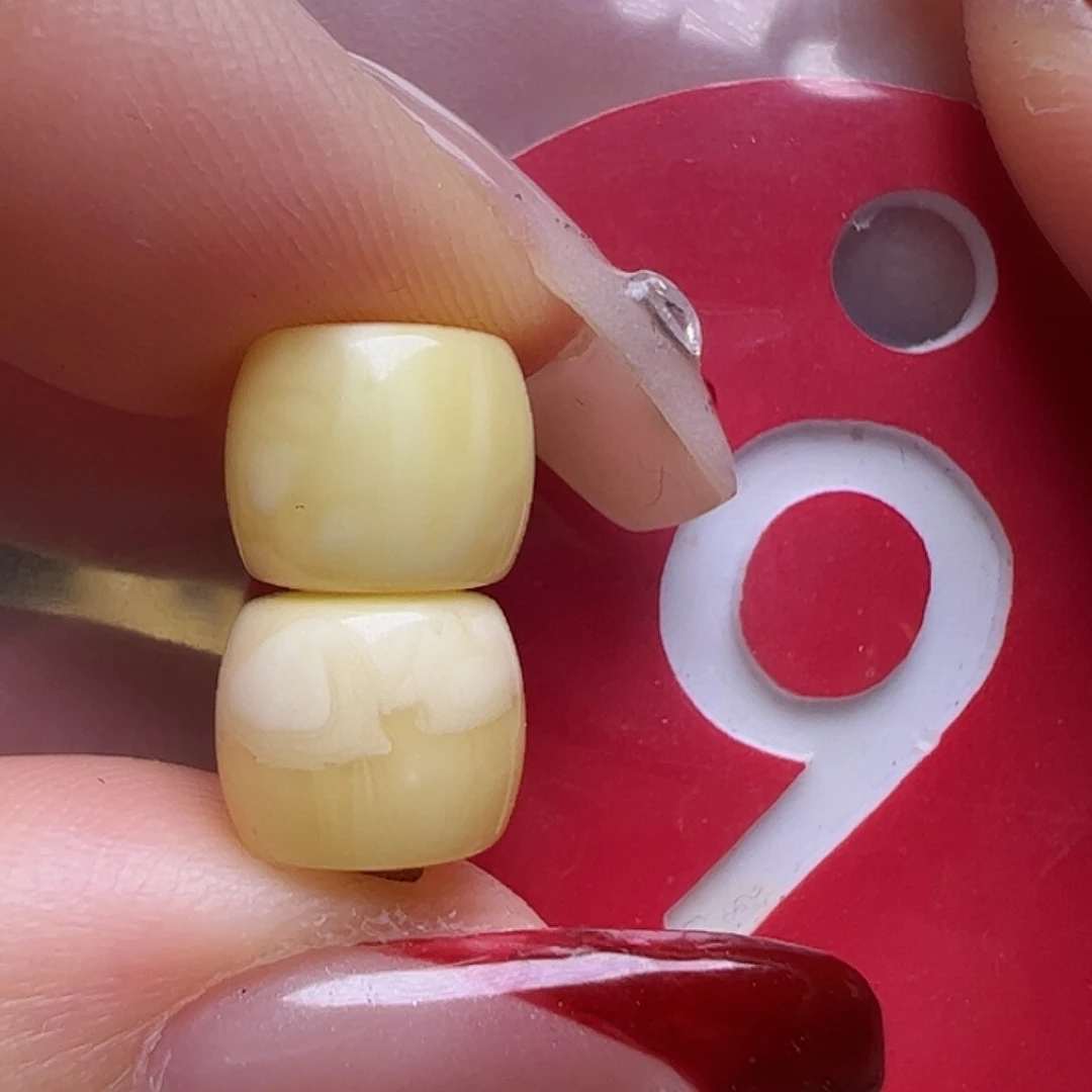 蜜蜡未镶嵌珠宝奇石8mm直切