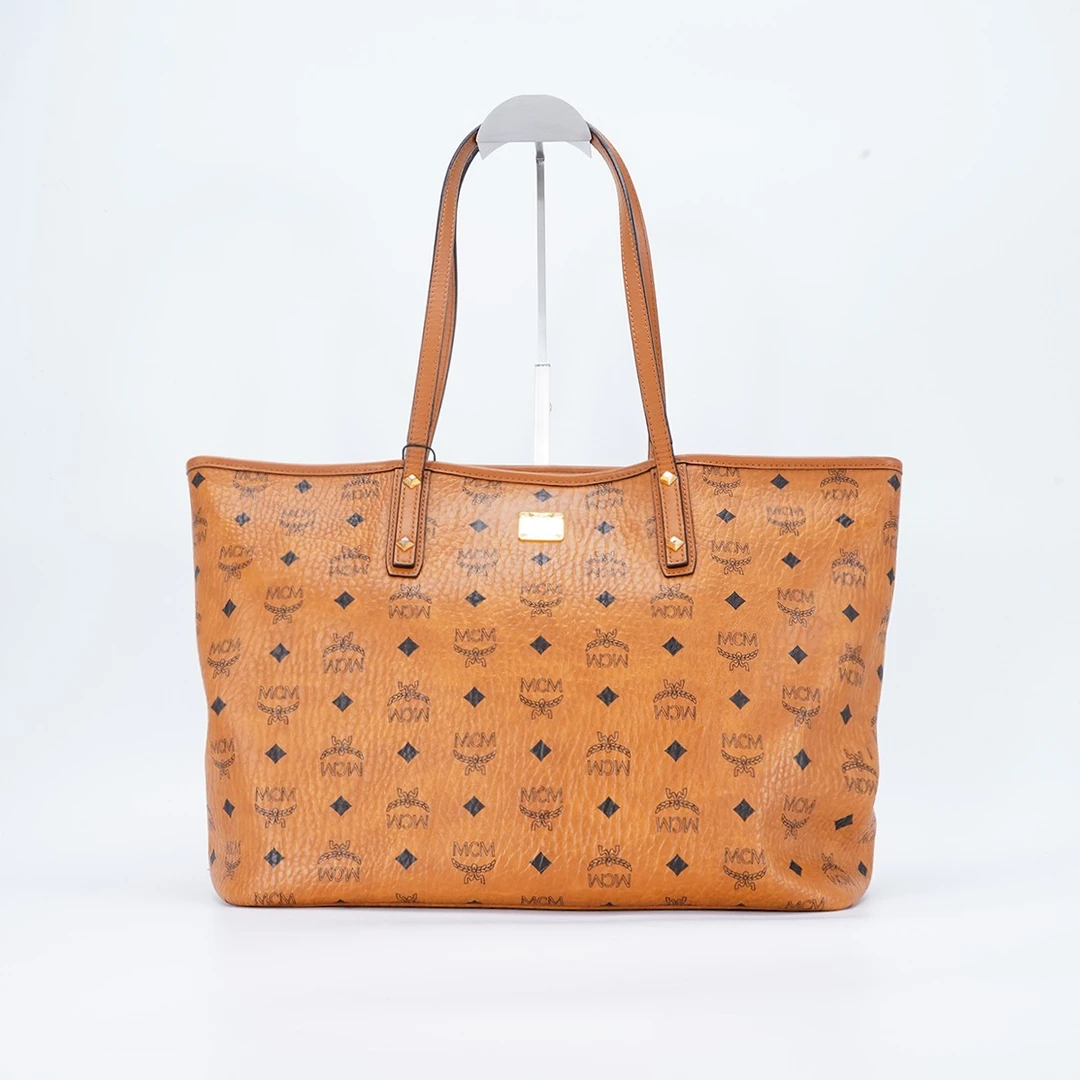 95新 MCM 【MCM专属】MCM 托特子母包 干邑色/BG22016869
