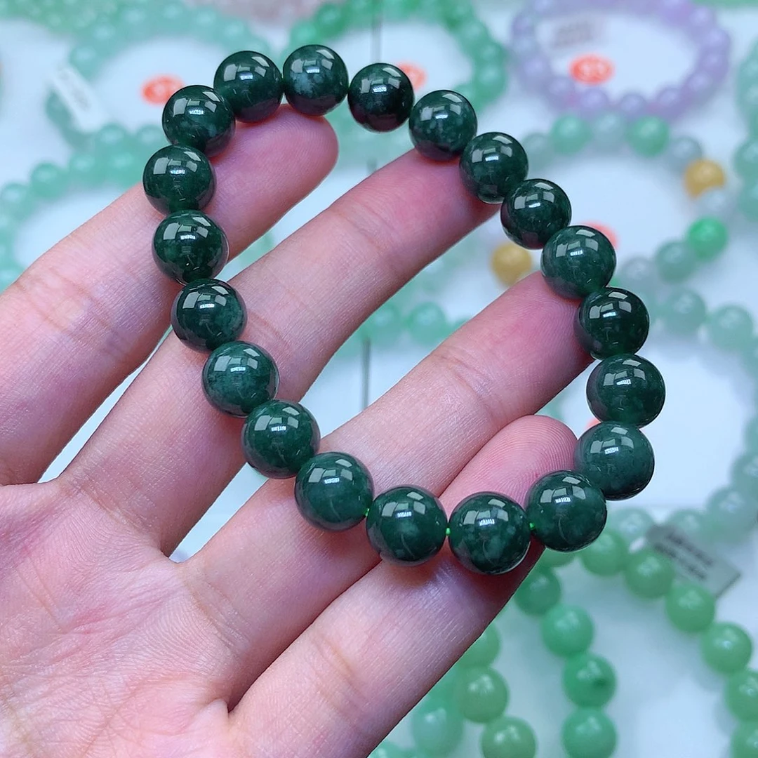 翡翠未镶嵌毛衣链