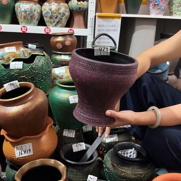 瑕疵紫色鱼尾971高度19口径18