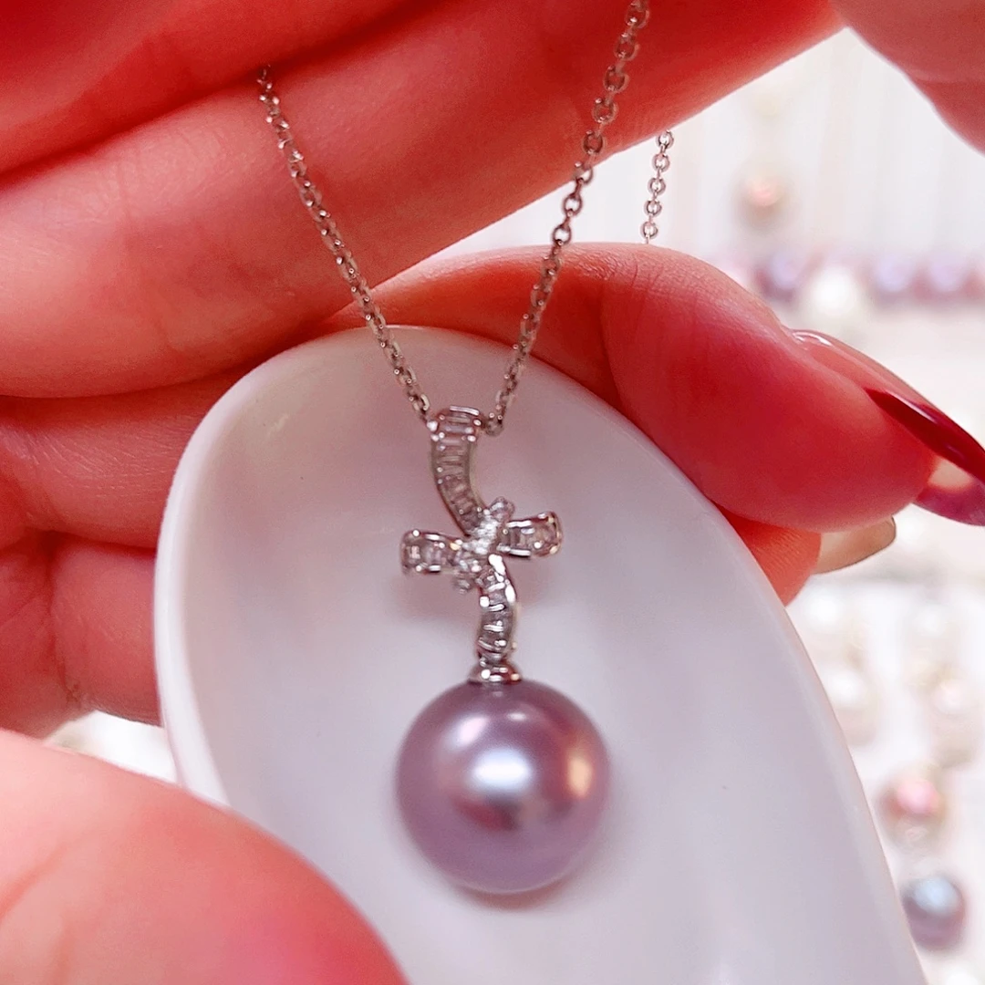 淡水珍珠合金吊坠(赠链)