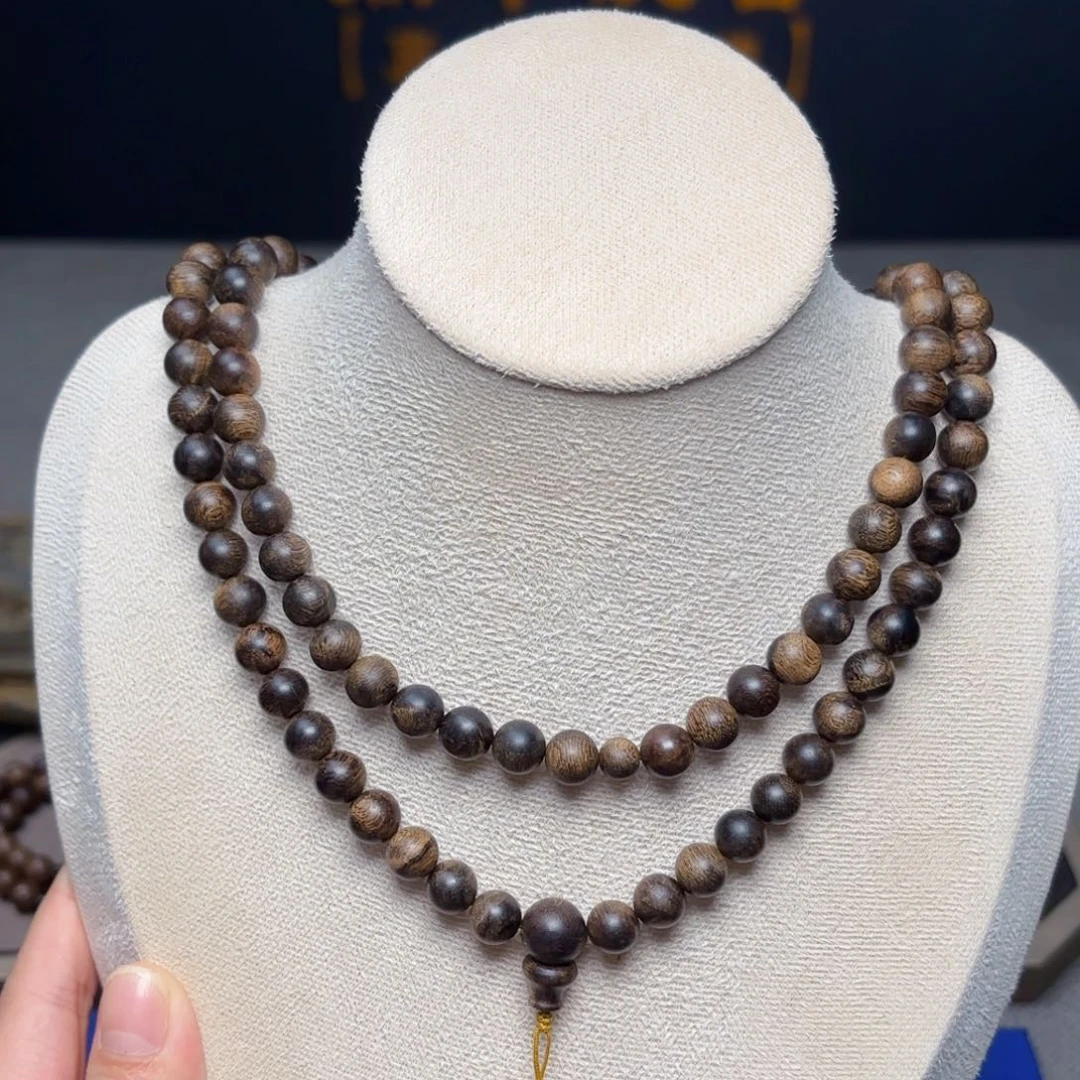 手串沉香越南芽庄瘤疤黄棋楠0.8✖️108